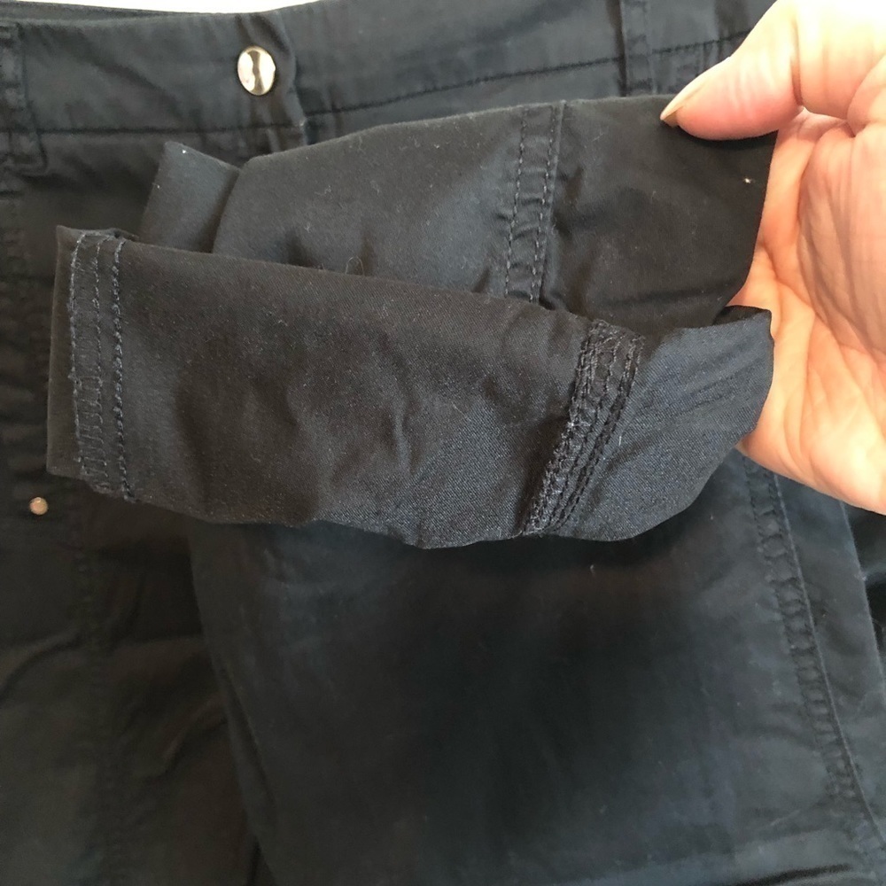 Chico’s Black Luxe Utility Convertible Ankle Pants - Picture 9 of 12